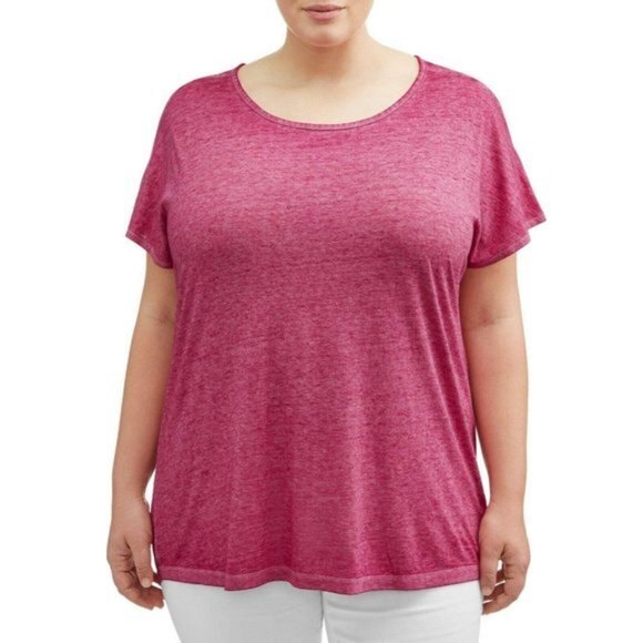 Cold Shoulder Cut Out Strappy Tee Top Tunic  Sz 3X NWT - Picture 2 of 7